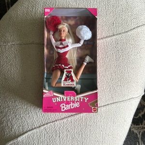 NIB University of Alabama Barbie from collection of famed artist Frank Fleming